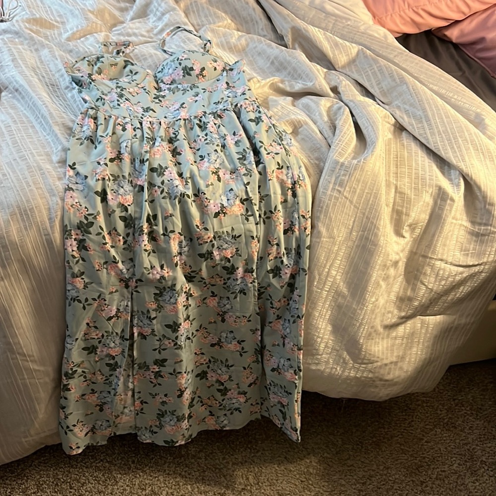 Flower maxi dress
